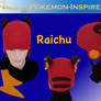 Amaze-ing Raichu Hat with Lightning Scarf