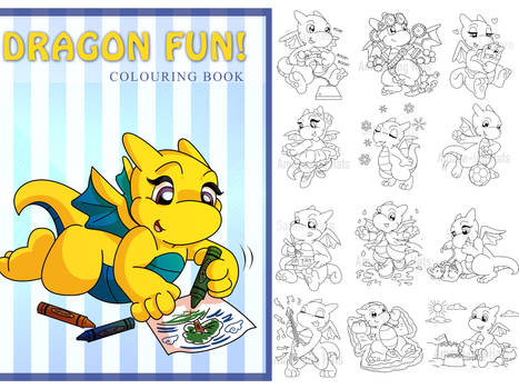 Dragon Colouring Book!