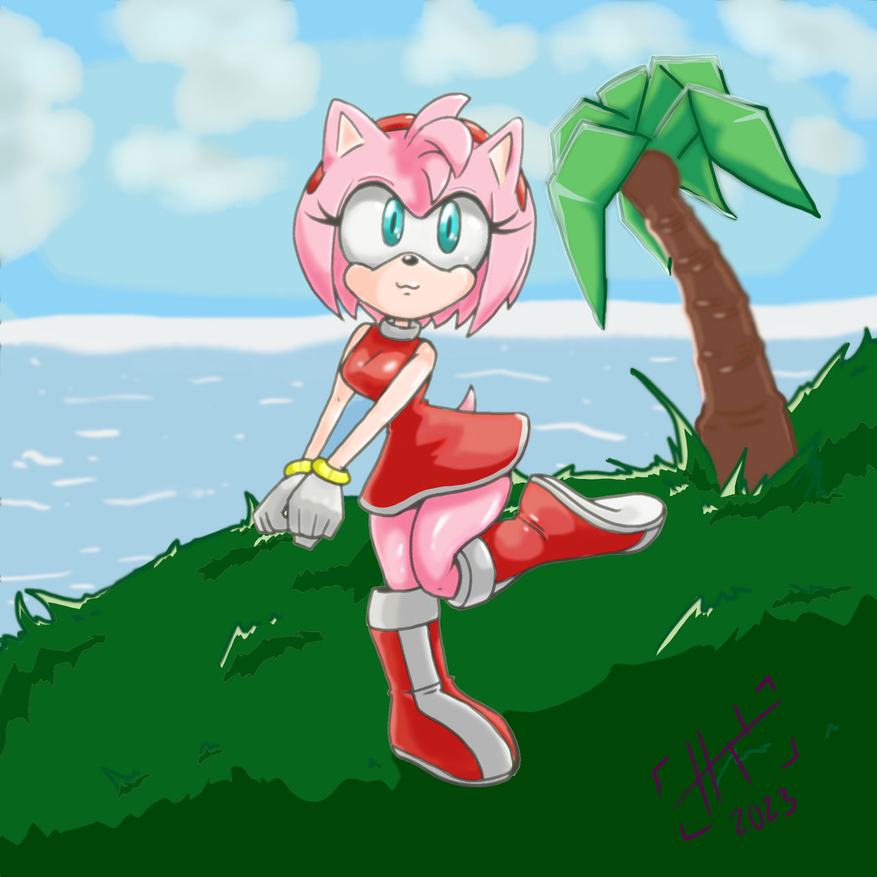 Amy Deviantart Amy rose by HTLuh on DeviantArt