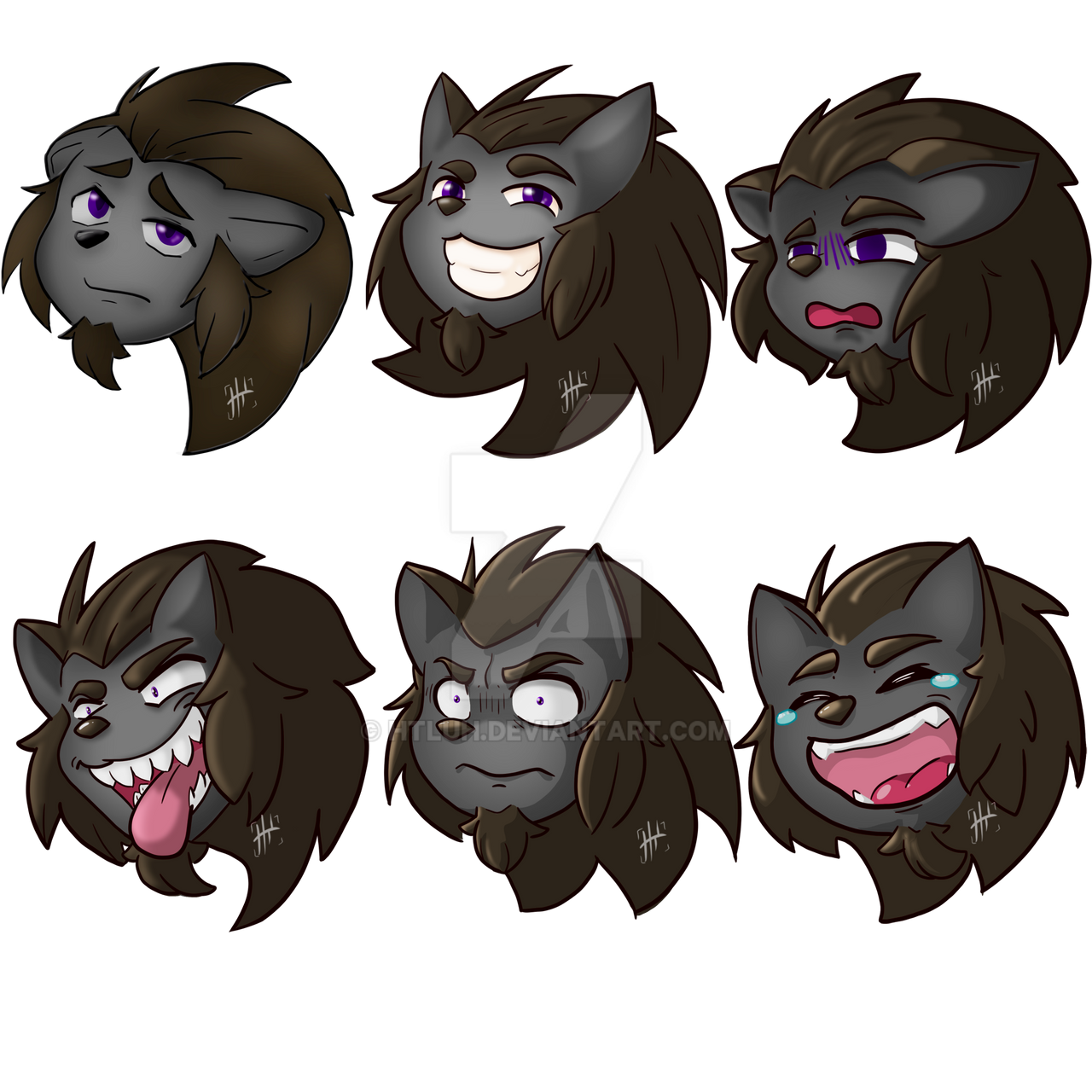 Emote examples by HTLuh on DeviantArt