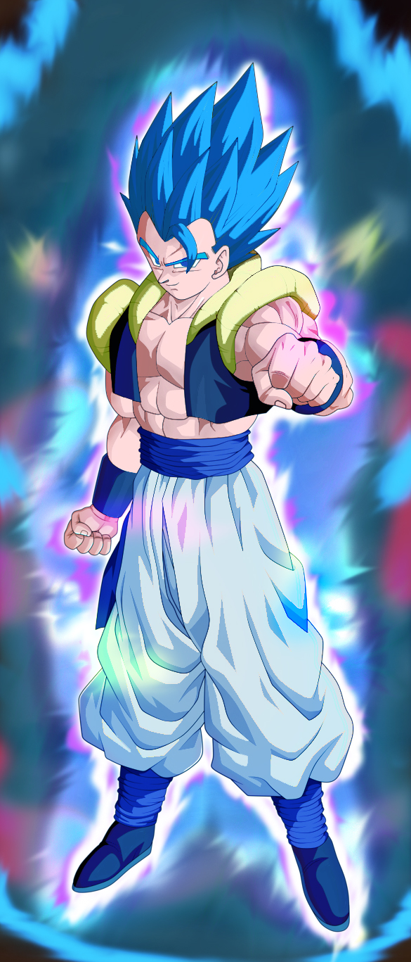 Gogeta Super Saiyan Blue VS Broly by InnsaneStudios on DeviantArt