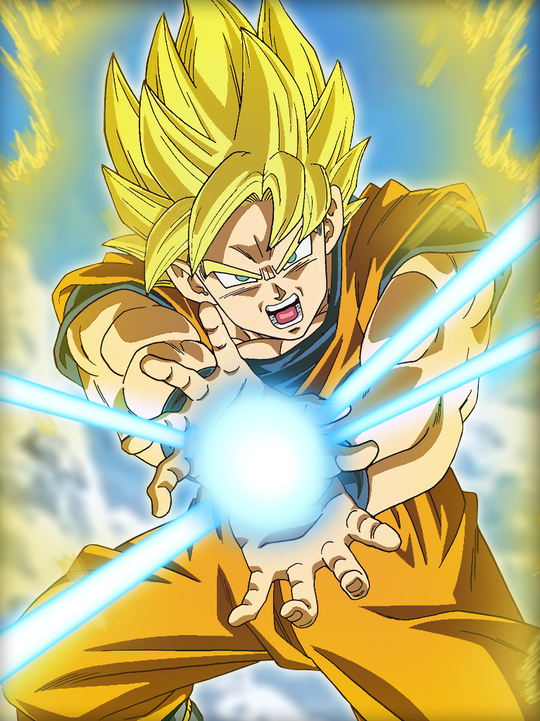 Goku Super Sayajin 1 by TracoDigital on DeviantArt