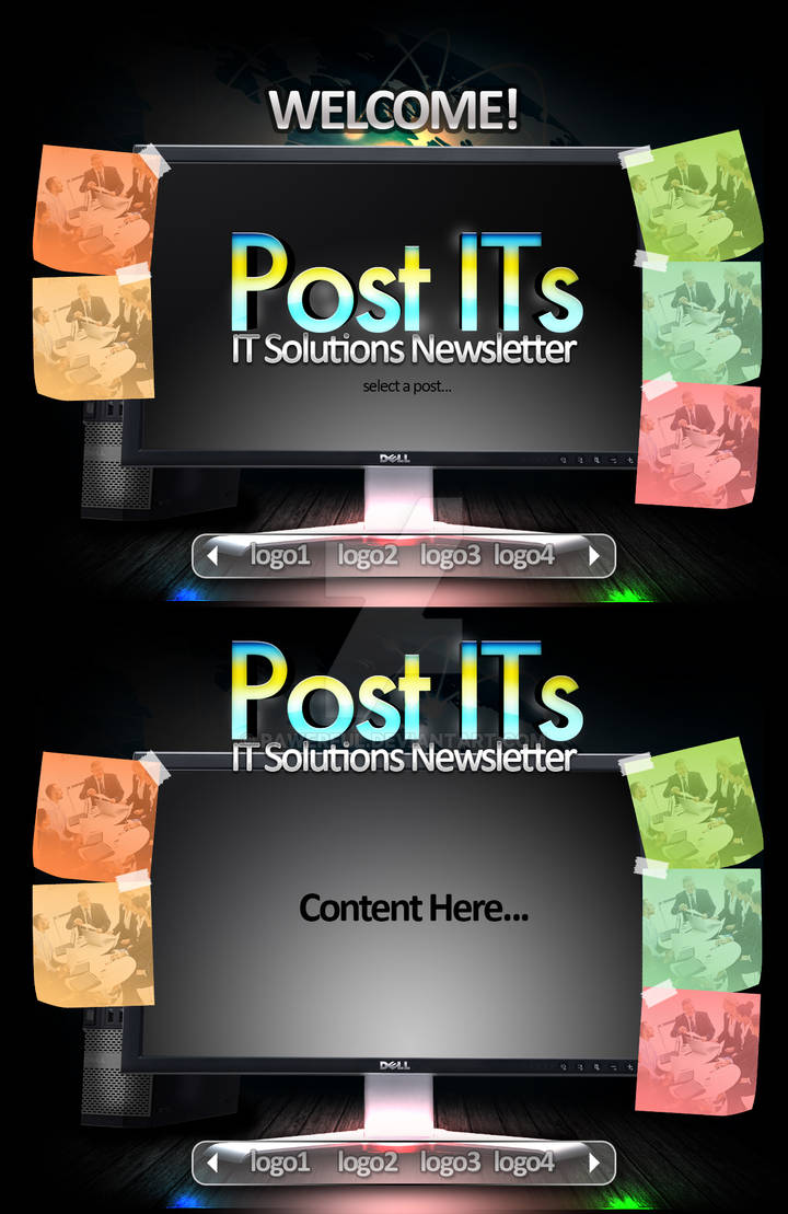 IT Newsletter Mock up by pawerful on DeviantArt