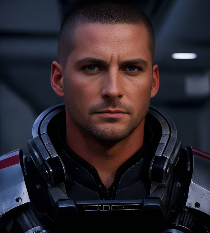 Commander Shepard by MakeThemComeAliveAI on DeviantArt