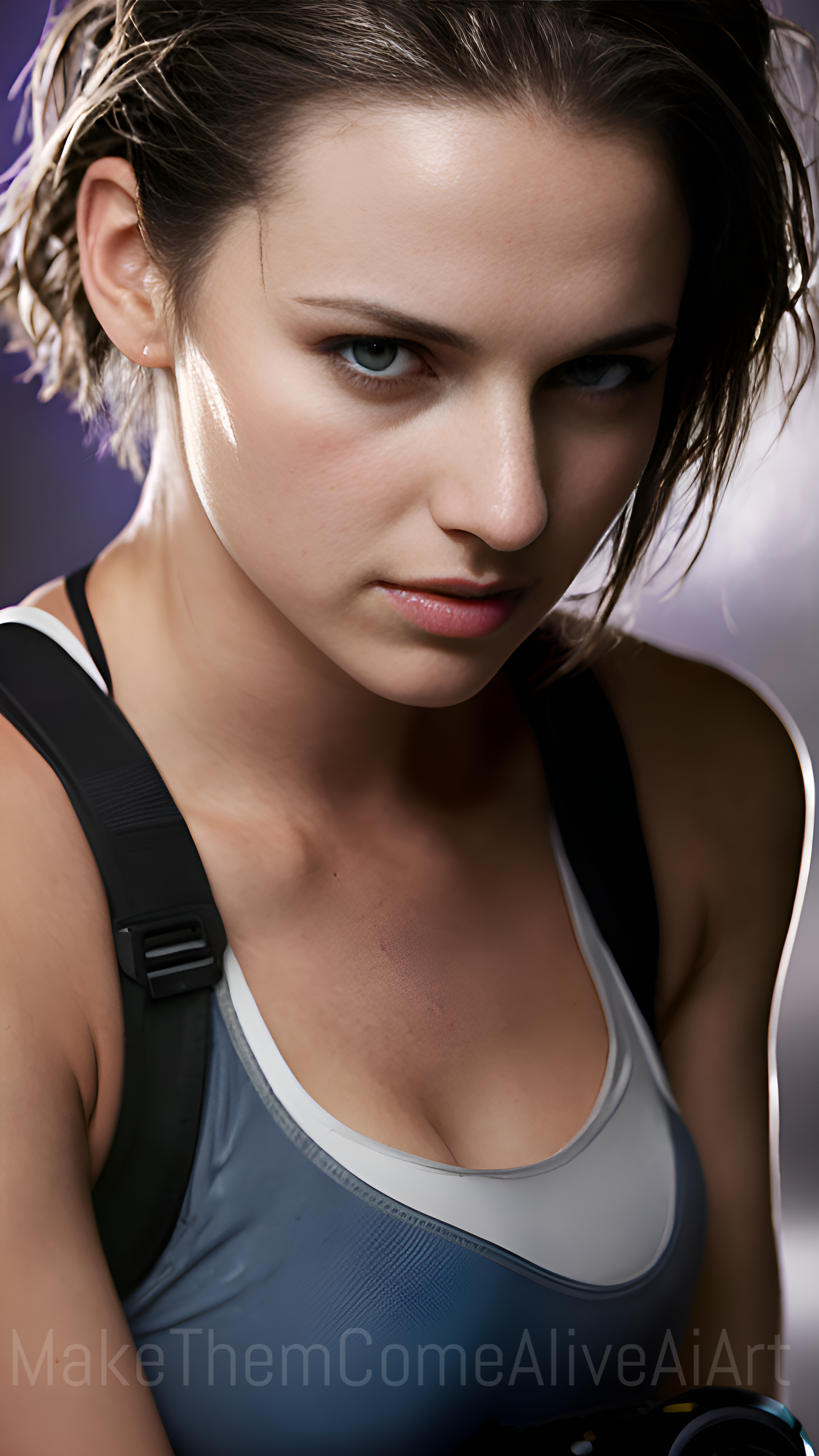 Jill Valentine (Resident Evil: Death island) by SynthPixel on