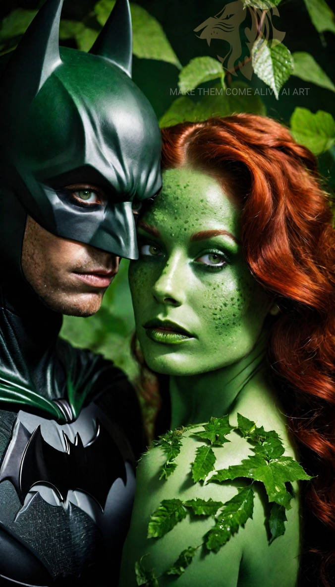 Batman and Poison Ivy by MakeThemComeAliveAI on DeviantArt