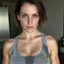 Jill Valentine post workout