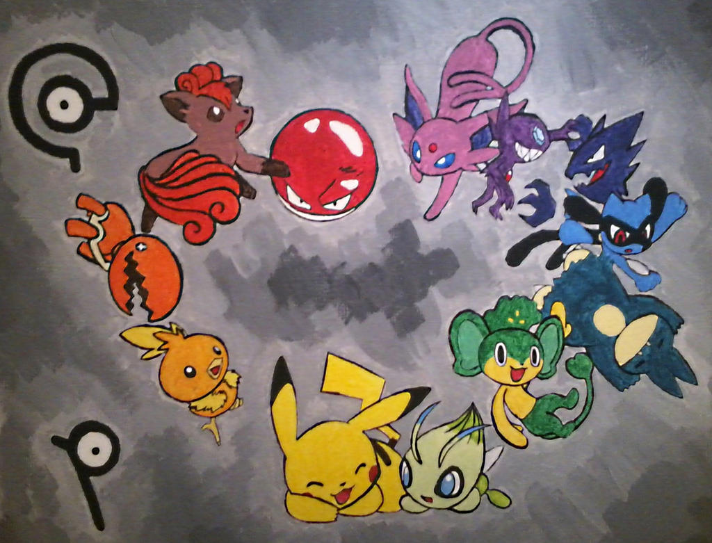 Pokemon Color Wheel by Ran0neechan on DeviantArt