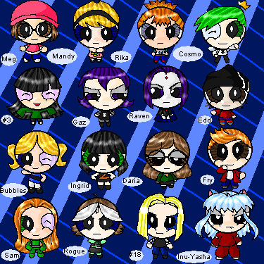 16 diff cartoon characters by knonoko on DeviantArt