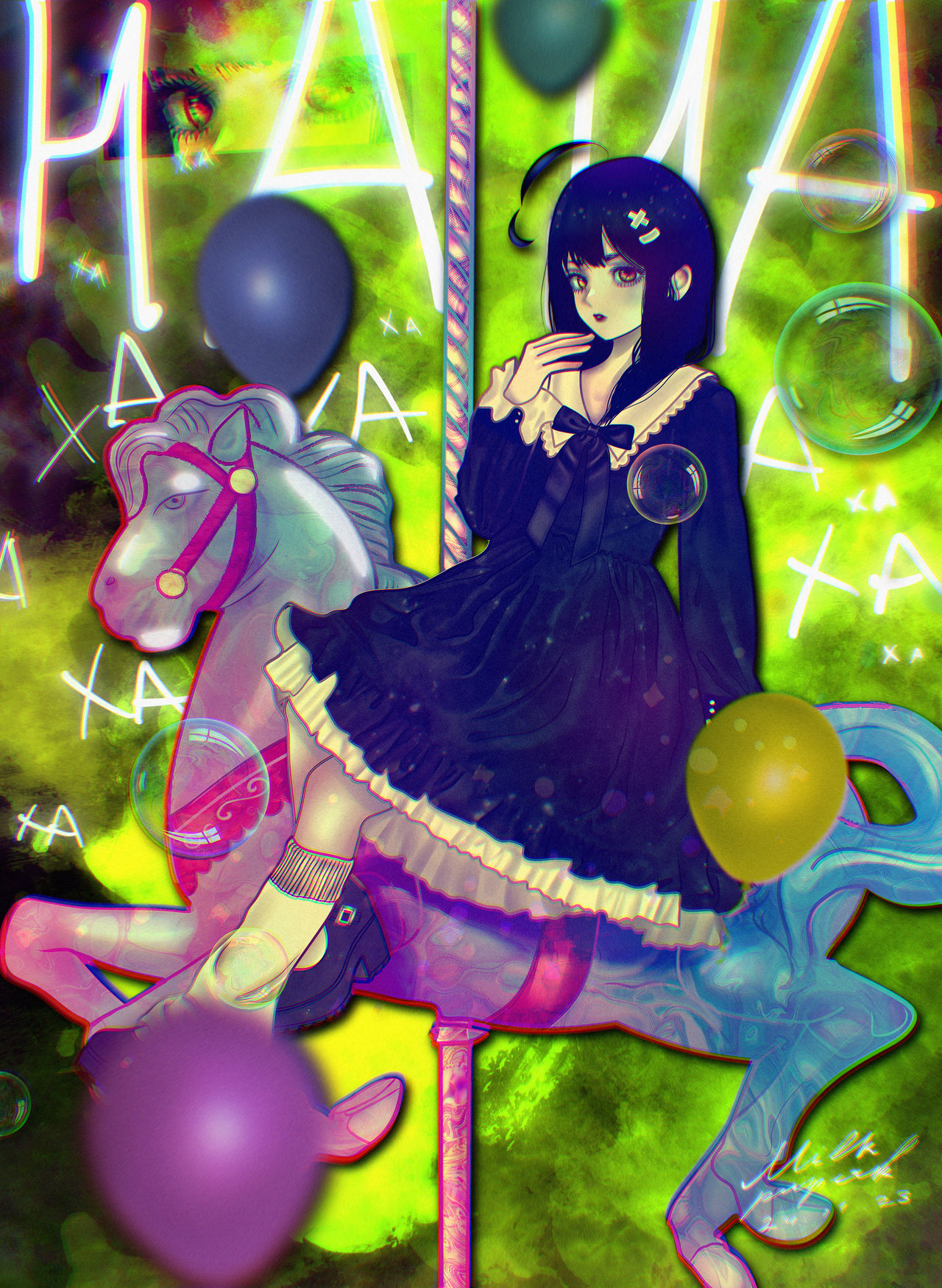 Anime commission by Milkdno on DeviantArt