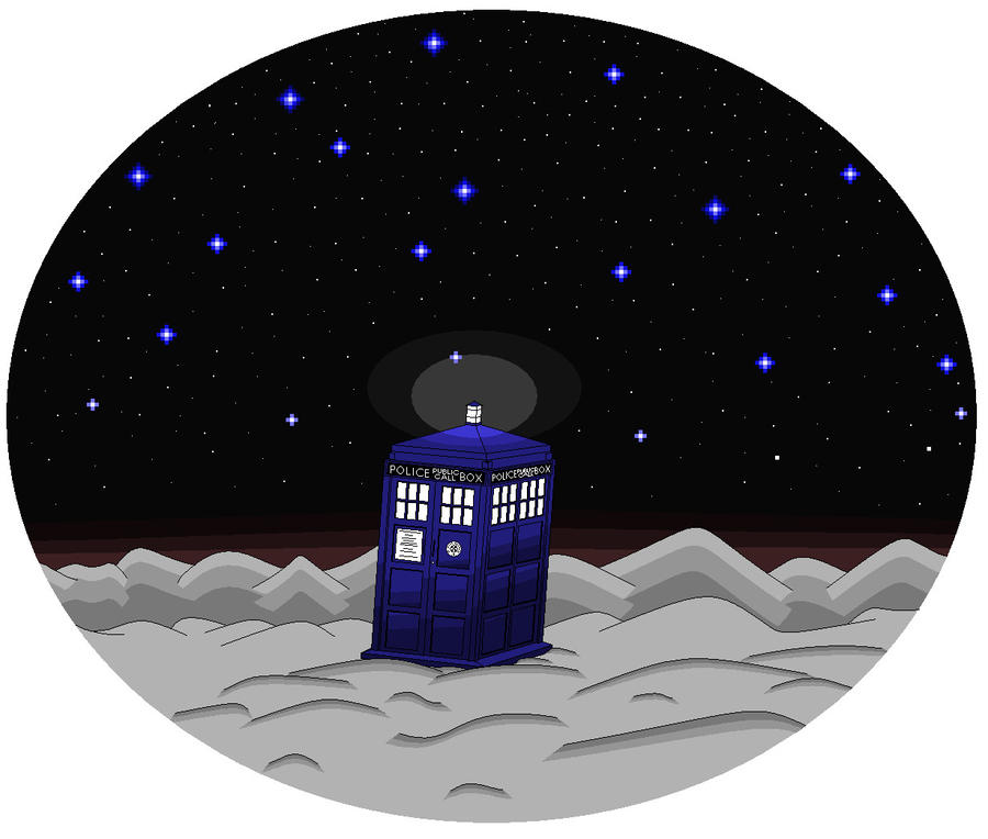 Snowy TARDIS by Tomservodoctor42 on DeviantArt