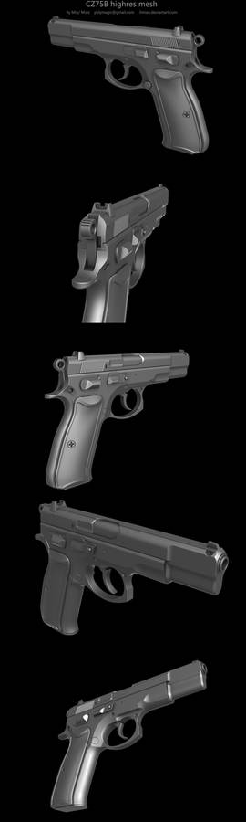 CZ75B highres mesh