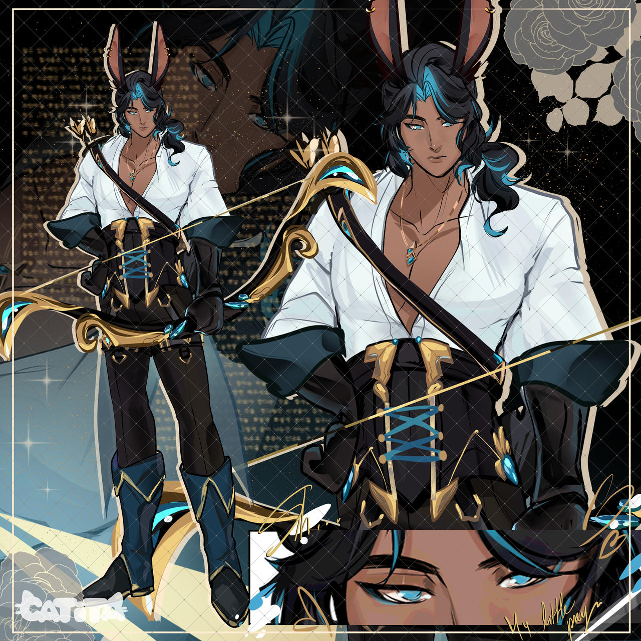 (CLOSED) DND Archer Rabbit by CatitaCatita on DeviantArt