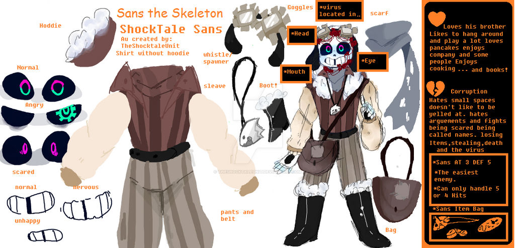 Sans Shock Shocktale Sans Reference by TheShocktaleUnit on DeviantArt