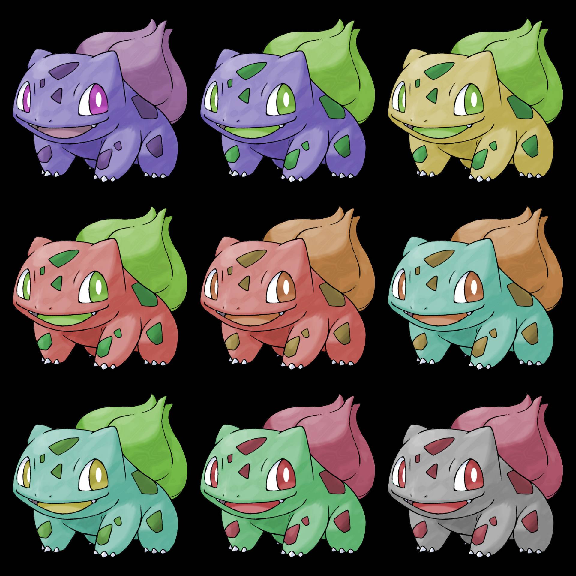 001 Shiny Bulbasaur by dakshkohli23 on DeviantArt