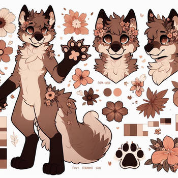 [ai adopt] floral fox