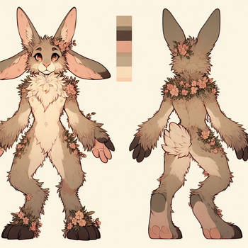 [ai adopt] floral bunny