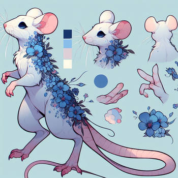 [ai adopt] porcelain mouse