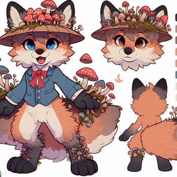 [ai adopt] mushroom fox