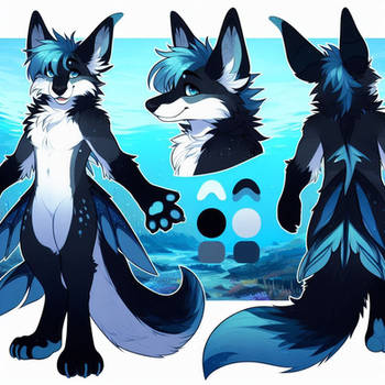 [ai adopt] blue wolf