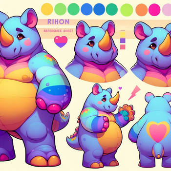 [ai adopt] cute rhino