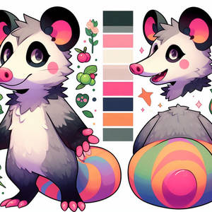 [ai adopt] cute opossum