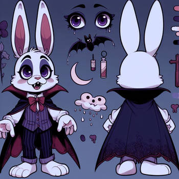 Vampire Rabbit Deviantart Azulin by Opossum-stuff on DeviantArt
