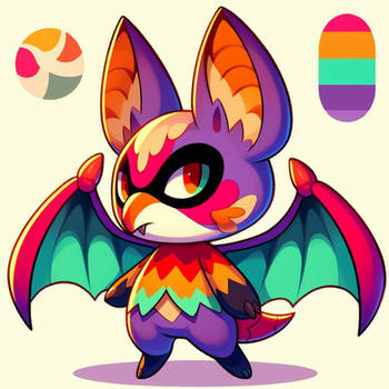 [ai adopt] cute bat