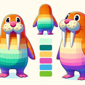 [ai adopt] cute walrus