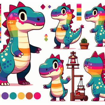 [ai adopt] cute dino