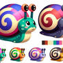 [ai adopt] cute snail