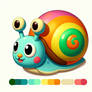 [ai adopt] cute snail