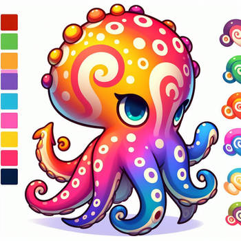 [ai adopt] cute octopus