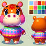 [ai adopt] cute hippo