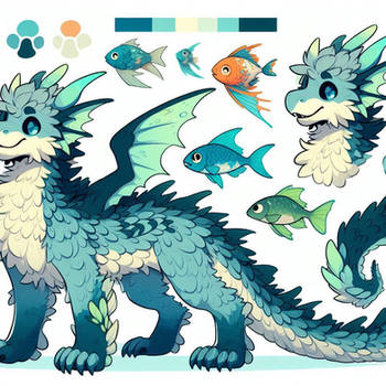 [ai adopt] aqua dragon