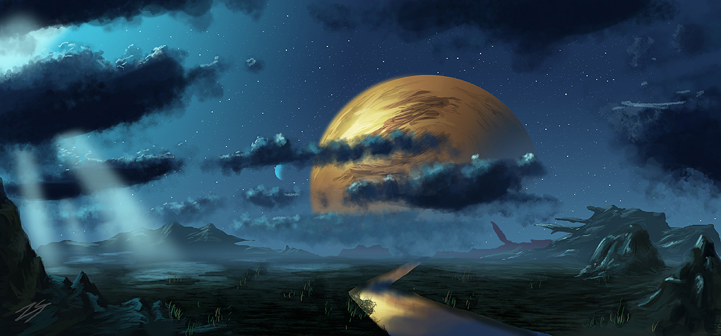 Speedpaint - Moon-World