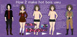 How to make men in kisekae by GentleBara