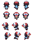 Ash Running sprite