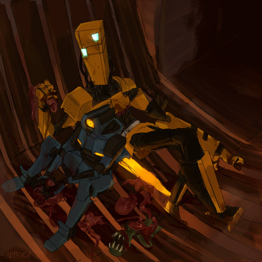 Swords Machine Swordsmachine and V1 by mipexchguy on DeviantArt