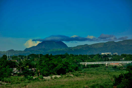 clouds above