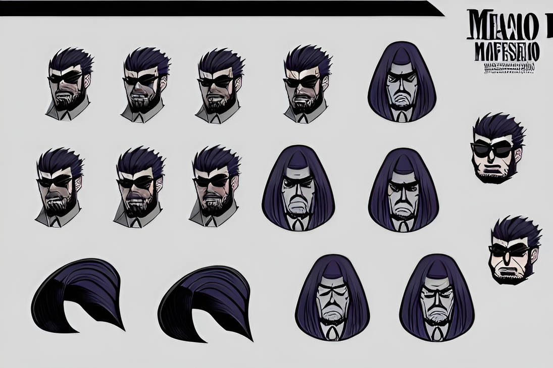 Goon Lock ImgCreator.ai mafia goon model sheet front side b by krogher22 on ...