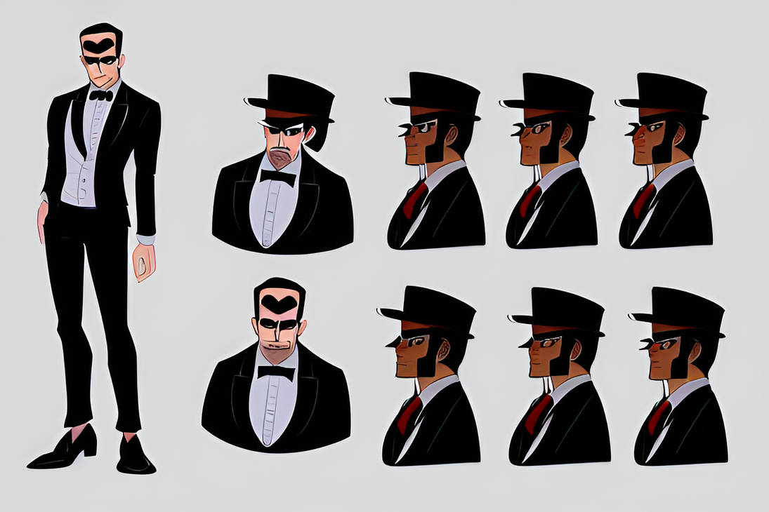 Goon Lock ImgCreator.ai mafia goon model sheet front side b by krogher22 on ...