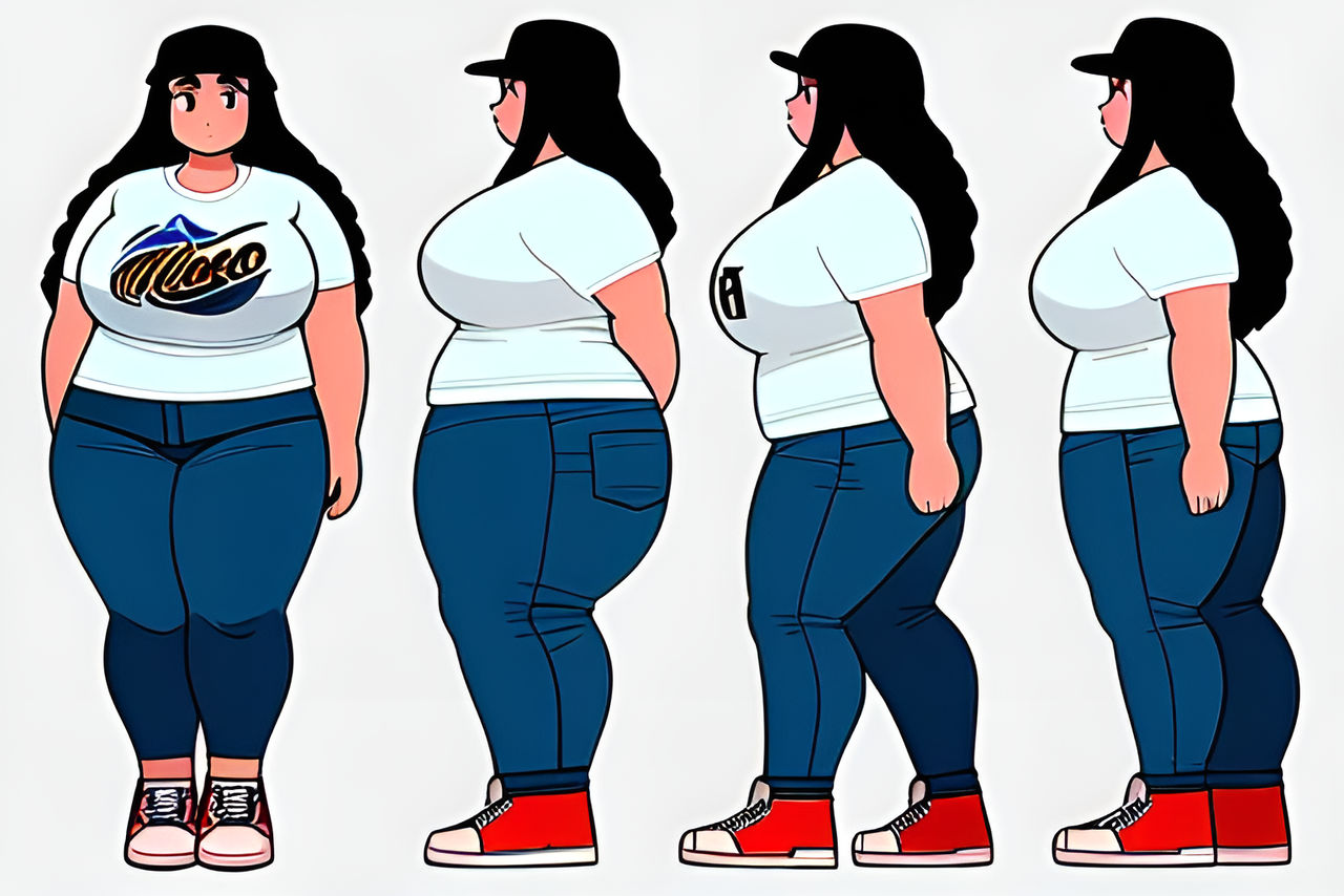 ImgCreator.ai fat Polynesian woman wearing jean by krogher22 on DeviantArt