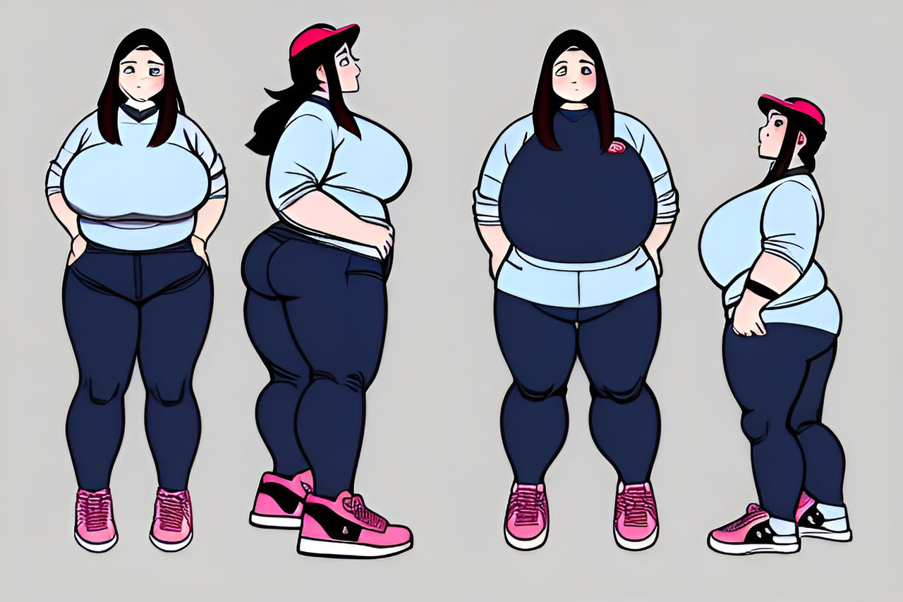 ImgCreator.ai fat woman in Streetwear fullbody mo by krogher22 on ...
