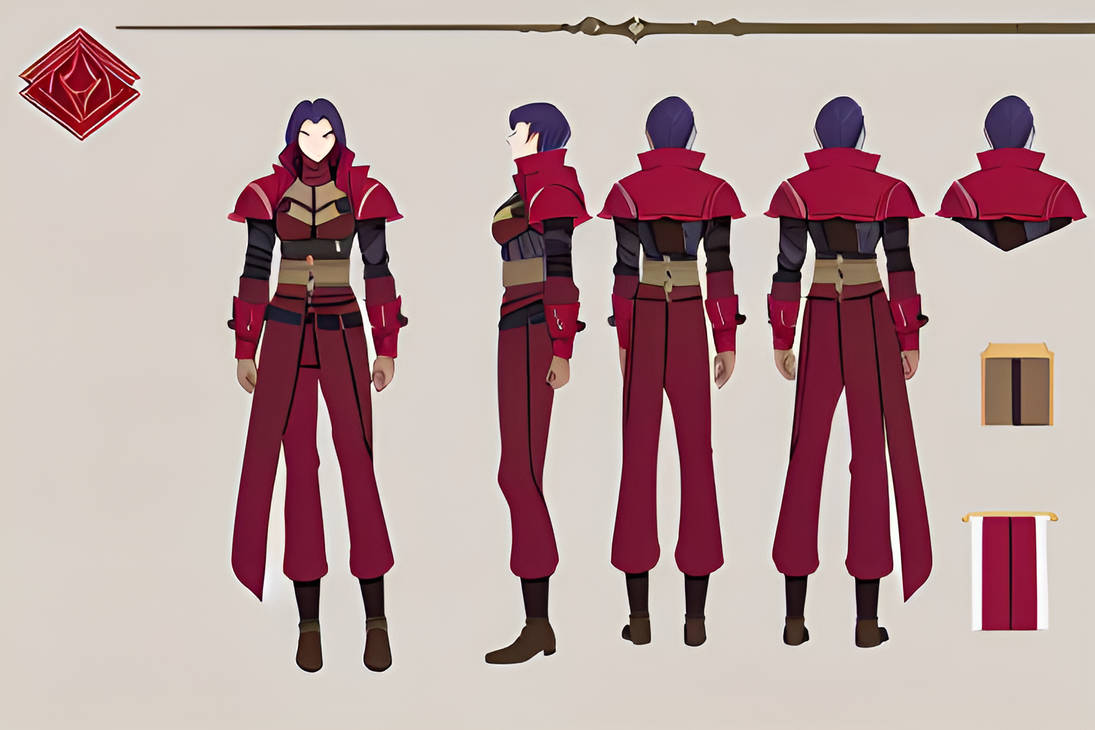 ImgCreator.ai mercenary Commander in red fullbody by krogher22 on ...