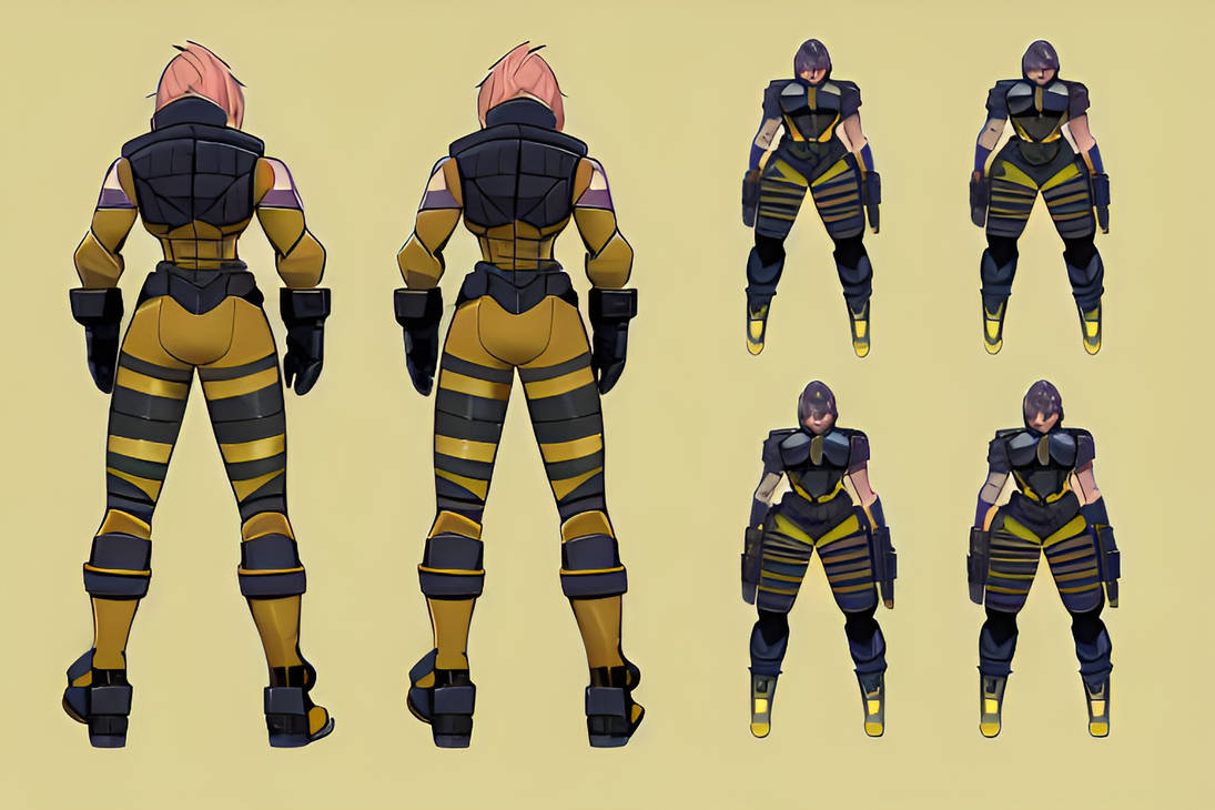 ImgCreator.ai mercenary sharpshooter in yellow fu by krogher22 on ...