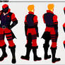 ImgCreator.ai mercenary Pyro fullbody model sheet 