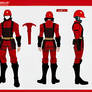 ImgCreator.ai mercenary Soldier in red  wearing a 