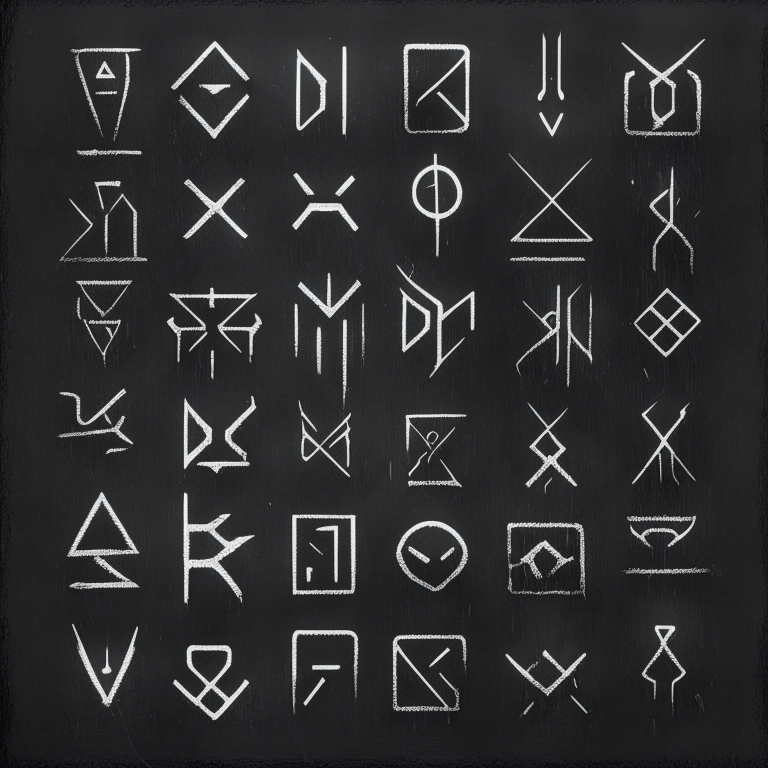 1688317811 Simple Black Alien Runes 05 by krogher22 on DeviantArt