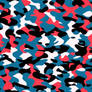 Camo Generator A red blue black Camouflage Pattern